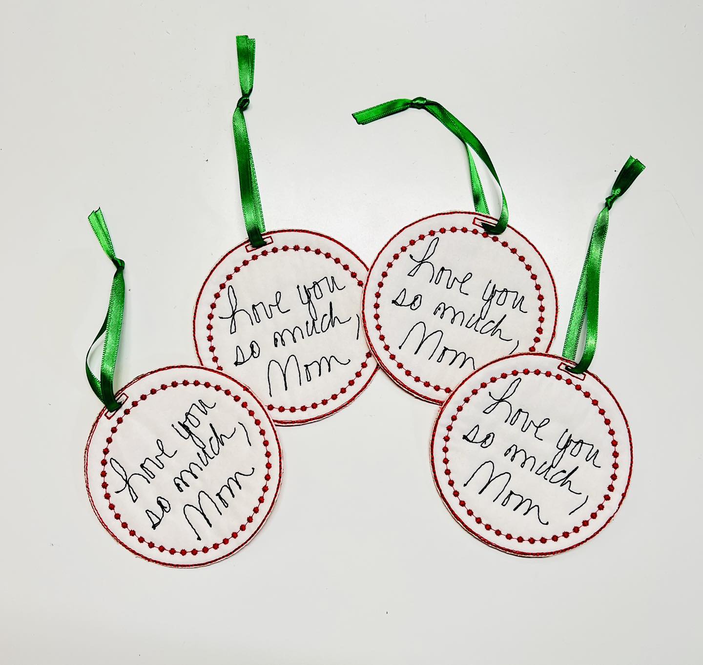 Custom Handwriting Ornament