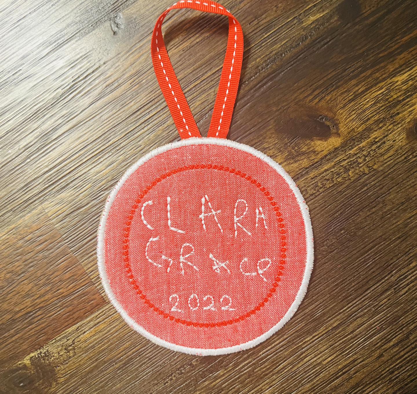 Custom Handwriting Ornament