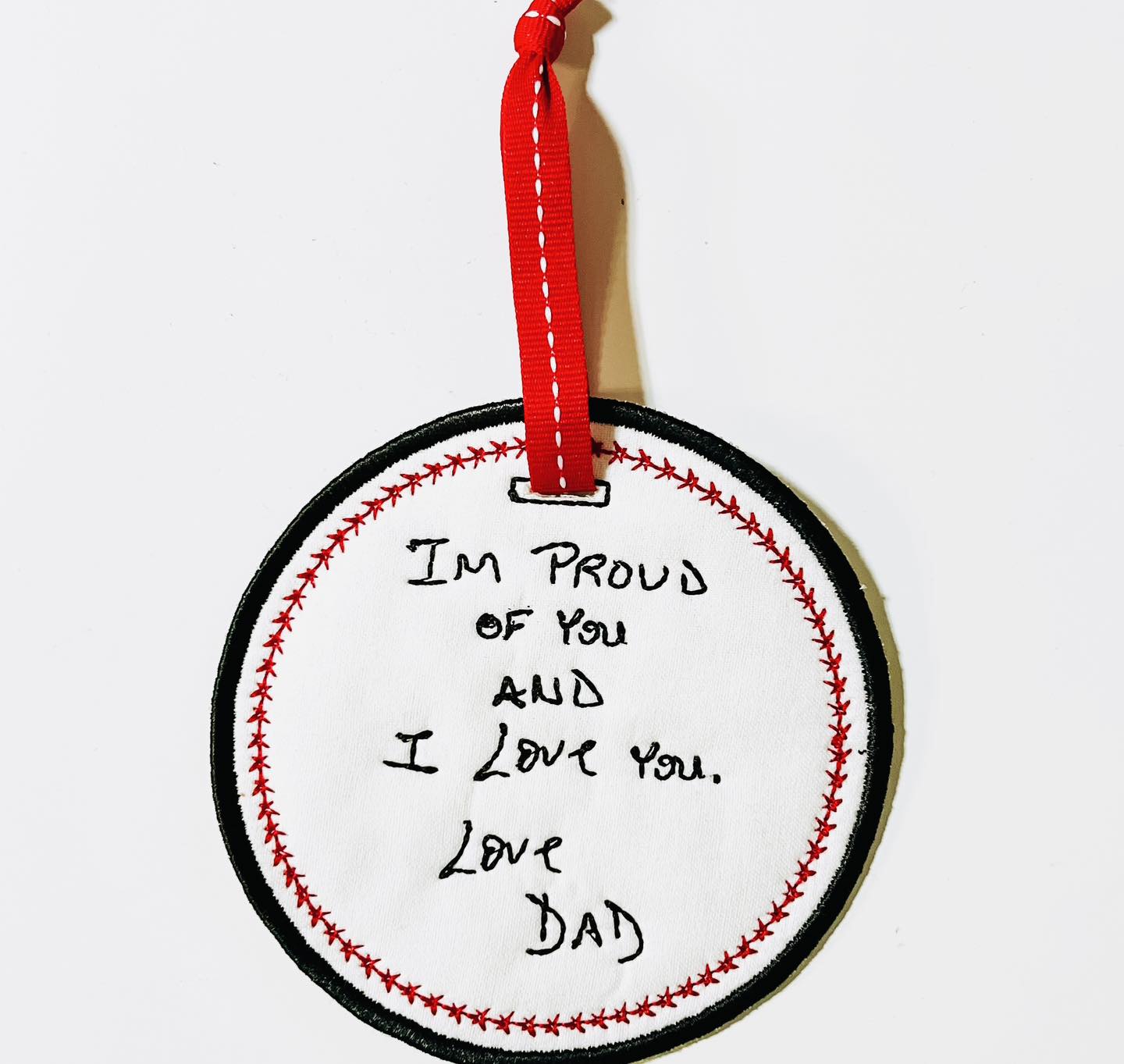 Custom Handwriting Ornament